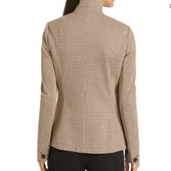 Rag & Bone Slade Dotted Blazer Jacket Brown Size 6 - Picture 2 of 13